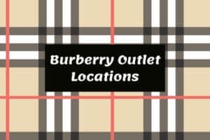 burberry clearance outlet locations